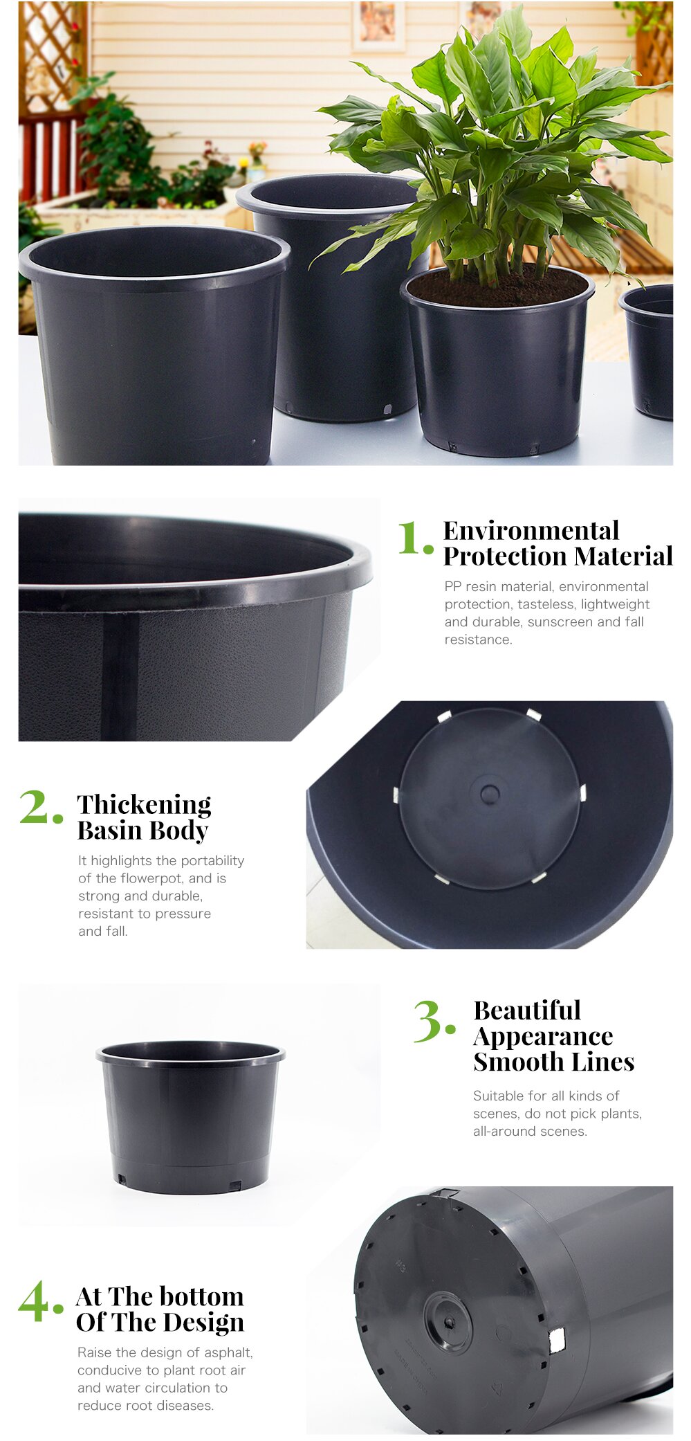 Plastic Nursery Pots 1 27