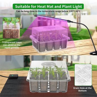 Propagation Plant Flower Grow Box Plastic Nursery Pot 2 400x400