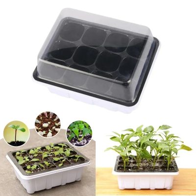 Twelve Cells Plastic Nursery Pots With Breathable Hole 1 400x400