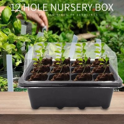 Twelve Cells Plastic Nursery Pots With Breathable Hole 2 400x400