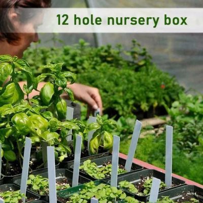 Twelve Cells Plastic Nursery Pots With Breathable Hole 3 400x400