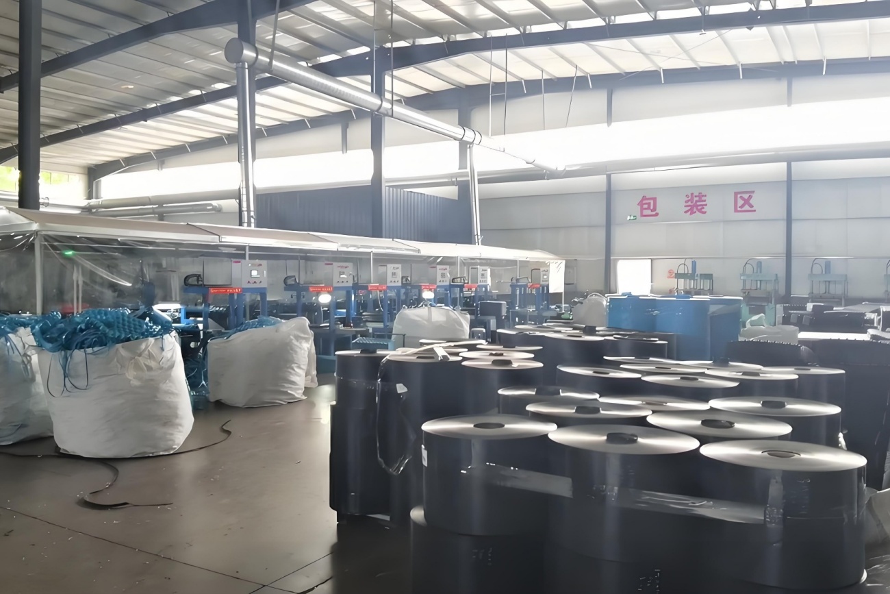 Plastic Film Rolls and Packaging Material Storage