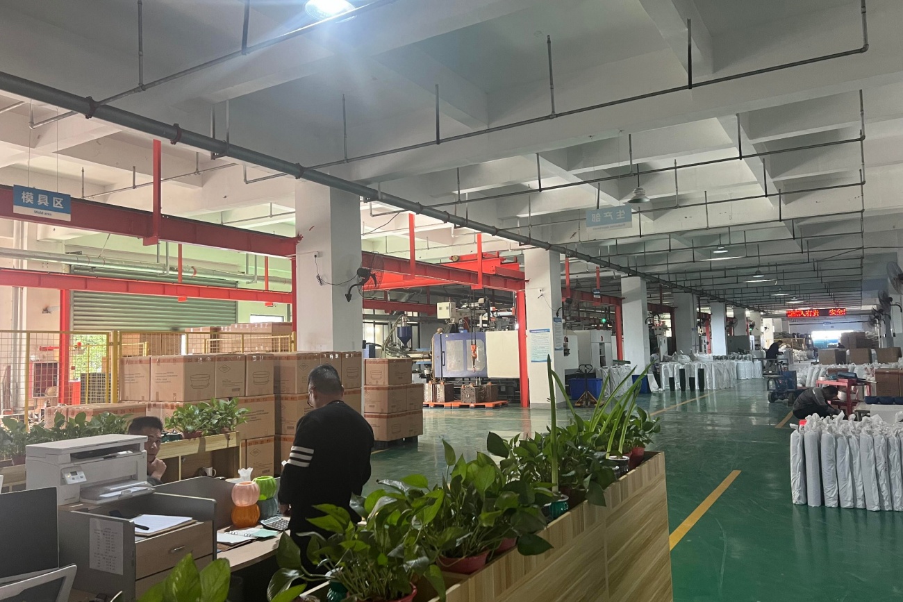 Plastic Pot Production Workshop and Packing Area
