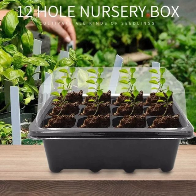 Twelve cells plastic nursery pots with breathable hole (2) Twelve cells plastic nursery pots with breathable hole (2)